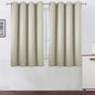 Light Beige Thermal Blackout Curtains/52 x 54 Inch/Set of 2 Panels Room by Lemomo