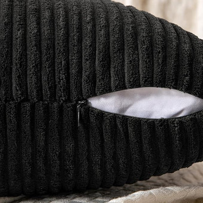 MIULEE Black Decorative Throw Pillow Covers - Image 6