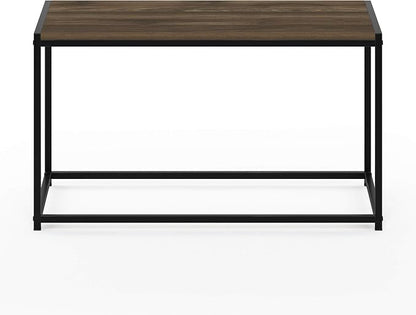 FURINNO Camnus Modern Living Coffee Table, Columbia Walnut - Image 6
