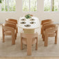 BESTANO Set of 6 Modern Velvet Fabric Upholstered Dining Chairs by BESTANO