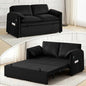 63" Velvet 3 in 1 Convertible Sleeper Sofa Bed, Pull Out Couch Bed Loveseat by UMBFUN