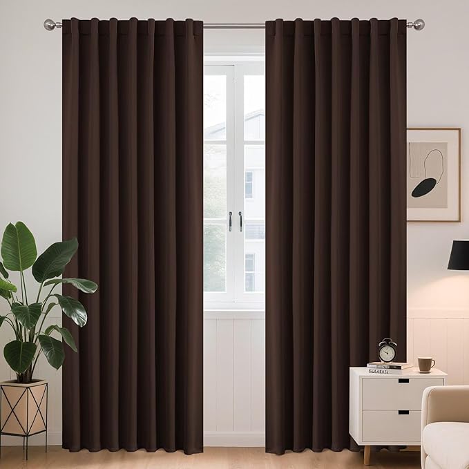 Joydeco Blackout Curtains 96 Inches Long by JOYDECO
