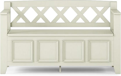 SIMPLIHOME Amherst Entryway Storage Bench - Image 5