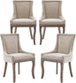 Modern Dining Chairs Set of 4, High Back Dining Chairs Side Chairs by MZDOO