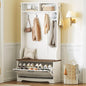 HOOBRO Hall Tree with Bench, Entryway Bench with Coat Rack and Shoe Cabinet by HOOBRO