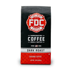 Fire Department Coffee - Gives Back to Firefighters - Bold & Smooth Dark Roast Ground Coffee - Roasted in the USA - Veteran Owned - 12 oz