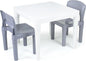 Humble Crew Kids Plastic Table and Chair Set, Toddler Activity Table by HumbleCrew