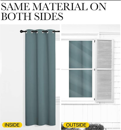 NICETOWN Modern Blackout Curtains Noise Reducing, Thermal Insulated and Privacy - Image 6