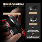 MHW-3BOMBER Coffee Distributor 54mm, 53.35mm Espresso Distribution Tool fit for 53mm/54mm Breville Portafilter, Height Adjustable Espresso Distributor, Detachable CD Espresso Leveler,T6093L4-OS