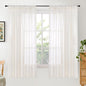 BGment Linen Semi Sheer Curtains 52X63 Inch Length by BGment