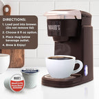 Maud's Dark Roast, Medium Roast & French Roast Coffee Pods Bundle, 54 ct, Recyclable Single Serve Pods – 100% Arabica Coffee, Compatible with Keurig K Cups Maker