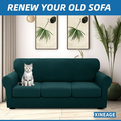 XINEAGE 2026 New 4 Pieces Couch Covers - Image 4