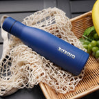 BJPKPK 17oz Insulated Water Bottles Stainless Steel Sports Water Bottles Keep Cold and Hot for Travel Dishwasher Safe,Lake Blue