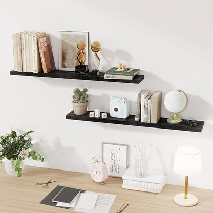 Fun Memories Floating Shelves for Wall, 40 Inch Floating Shelves for Home Decor - Image 7