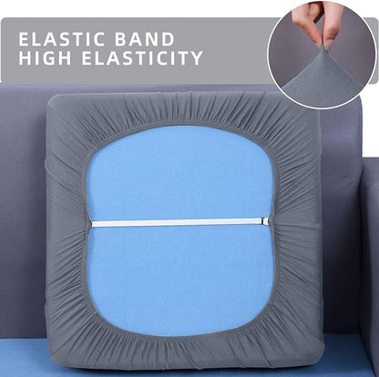 Waterproof Couch Cushion Covers, Stretch Sofa Seat Slipcovers | Stretch Fabric - Image 5