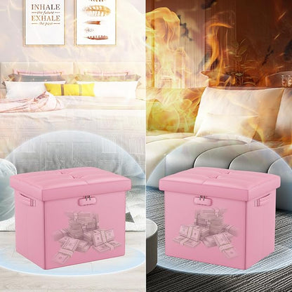DocSafe Storage Ottoman Foot Rest Stool - Image 4