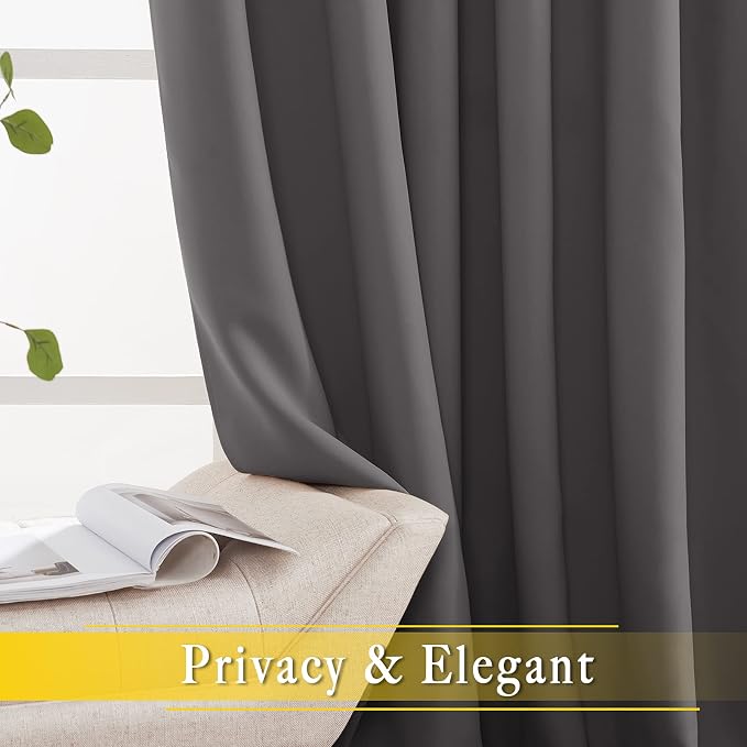 NICETOWN Blackout 102 inch Curtains - Image 6