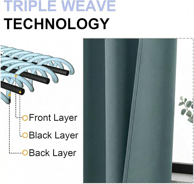 Simplebrand Blackout Extra 10ft Curtains - Image 5