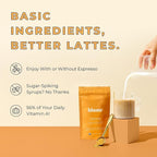 Blume Pumpkin Spice Latte - Superfoods Powdered Latte - Syrup free, Organic & Vegan Latte - 30 Servings (125g)