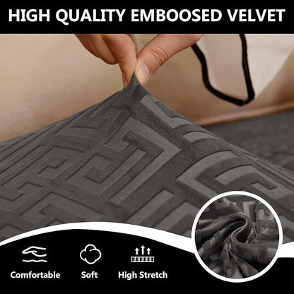 UNBBRRL 10 Pieces Stretch Sofa Cushion Covers - Image 5