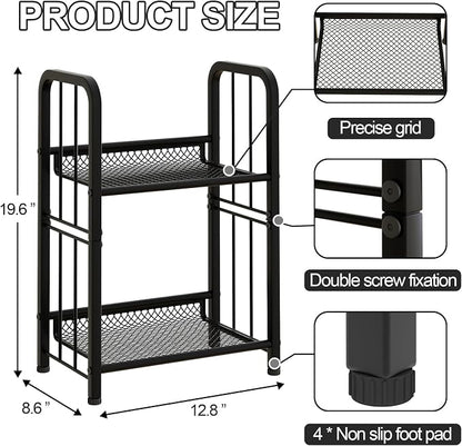 Bookshelf Storage Shelf Bookcase Freestanding Storage Stand - Image 3