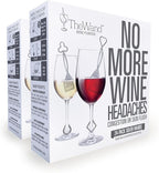 PureWine Wine Wands Purifier, 48 Wine Filters Remover Histamines Sulfite - May Reduce and Alleviate Wine Allergies & Sensitivities - Restores Taste, Perfect Wine Pourer, Gifting, Holiday (48 Pack)