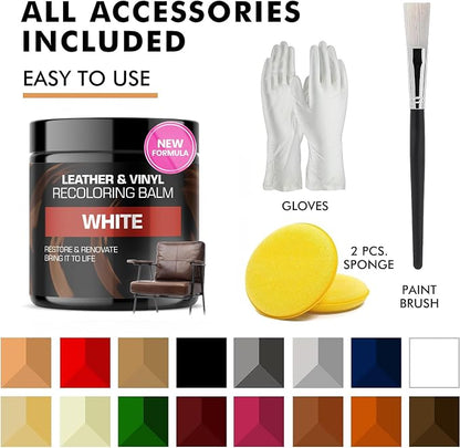 FORTIVO Leather Recoloring Balm, Leather Repair Kit - Image 5