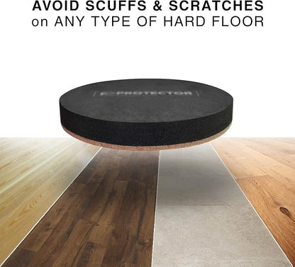 Felt Furniture Sliders Hardwood Floors X-PROTECTOR – 8 PCS 4 3/4 inch Furniture - Image 3