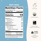 Blume Superfood Latte Nut Nog - Nut and Dairy Free Egg Nog Latte - Vegan, Organic & Gluten Free - 21 Servings100g