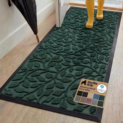 GORILLA GRIP 100% Waterproof All-Season WeatherMAX Doormat, US Designed Natural by Unknown