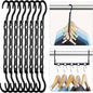 HOUSE DAY Space Saving Hangers, 8 Pack, Collapsible Closet Organizer, Smart by HOUSEDAY
