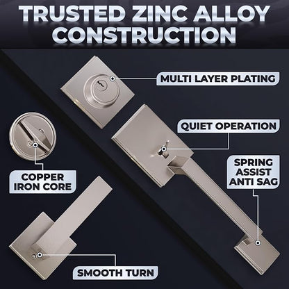 Front Door Lock Set – Zinc Alloy Body - Image 5