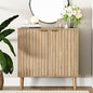 Vrullu Fluted Storage Cabinet, Free Standing Buffet, Wood Sideboard, Dining Room by Vrullu
