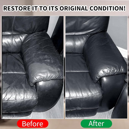 Leather Recoloring Balm, 8.5oz Leather Color Restorer, Leather Couch Scratch - Image 5