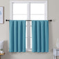 Simplebrand Ava Turquoise Short 36 Inches Blackout Curtain 2 Panels Set by Simplebrand