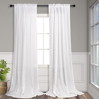 Pitalk Farm House Curtains 5 FT Wide by 84 Inches Long - Image 8