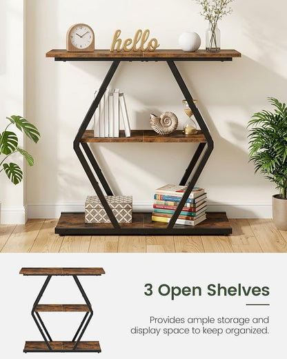 CHOEZON 3-Tier Console Table, Entryway Table, Sofa Table - Image 7