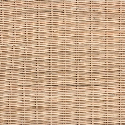 Baxton Studio Farica Modern Bohemian Natural Rattan and Mahogany Accent Bench - Image 8