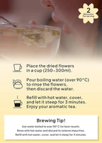 Korean Food, KKOKDAM Original Marigold Flower Tea, Decaf Floral Blend, Fully Natural Flowers, No Caffeine, Sugar Free, Zero Calories, Made in Korea,10g