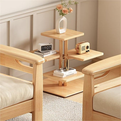 Scandinavian Solid Wood End Table - Image 4