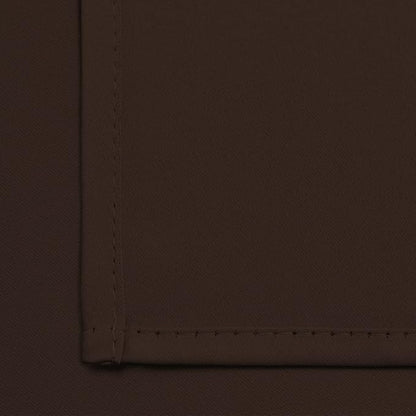 Yakamok Room Darkening Curtains 52x108 inch Chocolate Brown-Living Room | 2 - Image 6