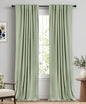 Faux Linen Total Blackout Curtains by 100BlackoutShield