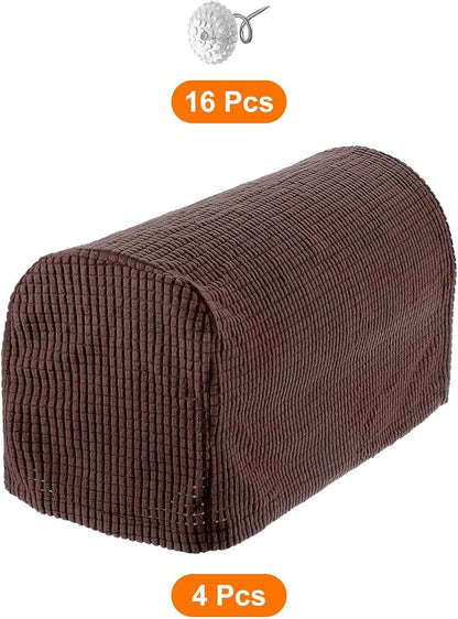 uxcell Stretch Armrest Covers Armchair Anti-Slip - Image 3