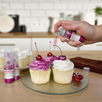 Bakell - Cranberry Tinker Dust (4g, 1x Mini Spray Pump) Edible Glitter for Food, Desserts, and Beverages!