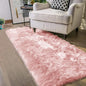 Latepis Pink Rugs for Bedroom Girls Washable Runner 2x6 Faux Fur Rug Soft Furry by Latepis