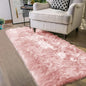 Latepis Pink Runner Faux Sheepskin Fur Rugs 2X5 Fluffy Rug by Latepis
