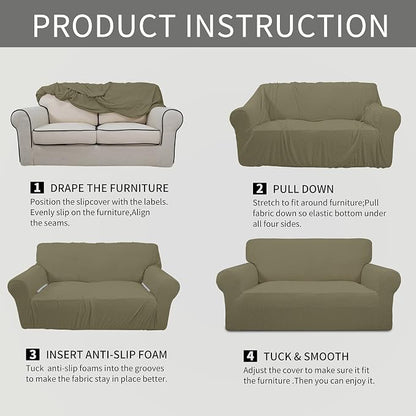 Easy-Going Stretch Chair Slipcover - Image 5