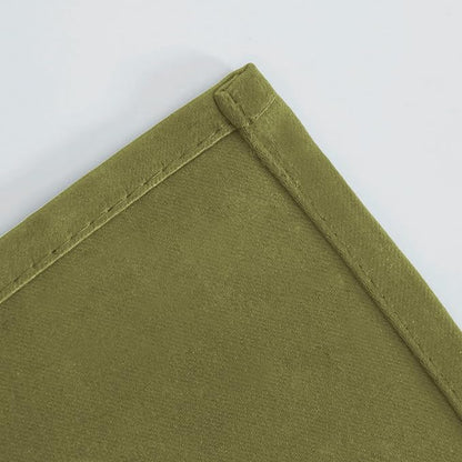 Blackout Curtains 52 x 120 Inch Long Olive Green Curtains Set of 2 Panels Room - Image 7