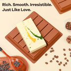 Dubai Chocolate Molds 1 Inch Deep, Silicone Chocolate Bar Mold – Non-Stick, Flexible, Large and Thick Homemade Chocolates, Candies, and Desserts - Set of 1
