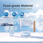 Waterdrop Alkaline Chubby 10-Cup Large Water Filter Pitcher with 1 Filter, Healthy, Clean & Toxin-Free Mineralized Alkaline Water (100 Gallons), Up to PH 9.5, BPA Free